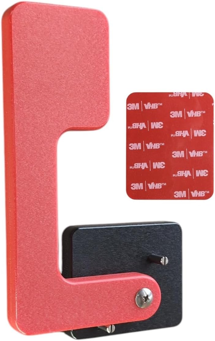 Cauff Mailbox Flag Replacement Kit, Heavy Duty Poly with Weather Resistant Strong Mounting Adhesive, No Tools Required (Peel & Stick Adhesive Mount) - Image 1
